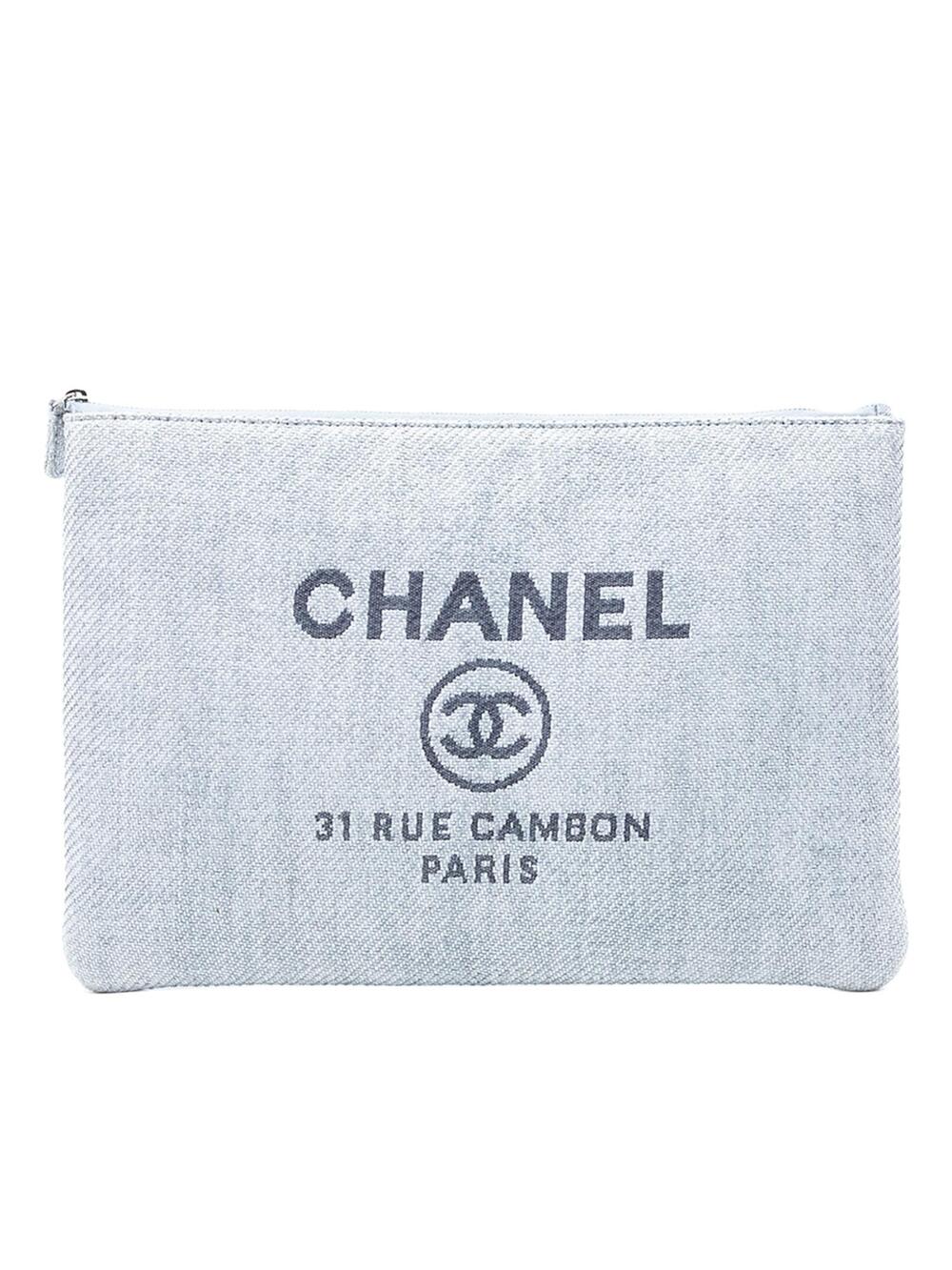 Chanel Large Canvas Deauville O Case #324693C88B